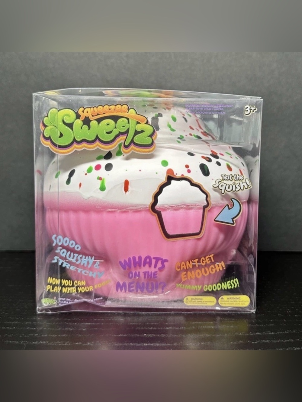 New PPNC Squeezee Sweetz SCENTED CUPCAKE SET Viral Squishy Toy Pink
